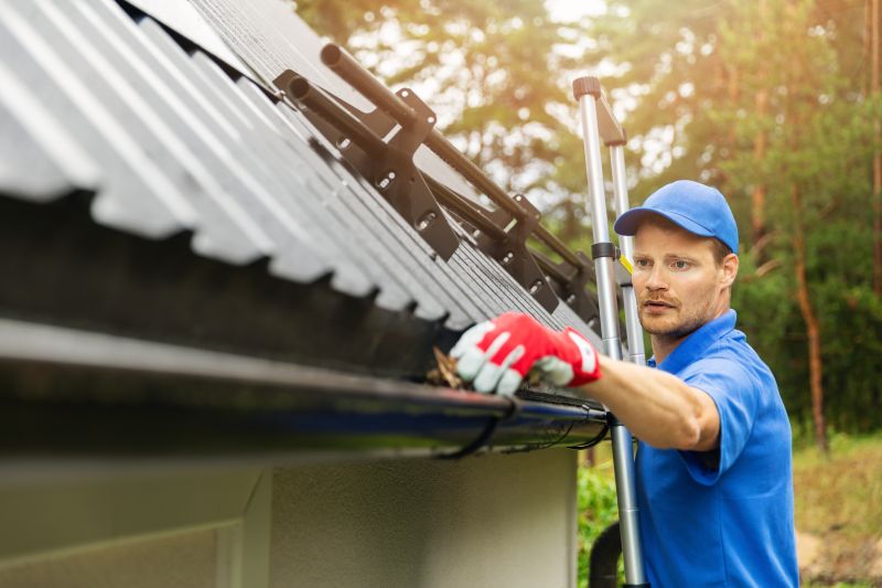 Cleaning a Residential Gutter System